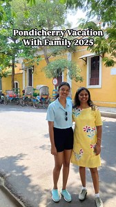 Essential break from routine. Pondicherry summer vacation 2025. #pondicherry #vacation #fashiongirls #fashionblogger #fashion #fashiondesigner #bybhavani #kannada | By Bhavani