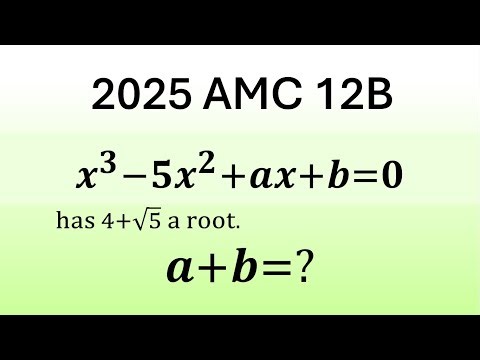 Can You Solve This Amazing Algebraic Problem? | 2025 AMC 12B #8