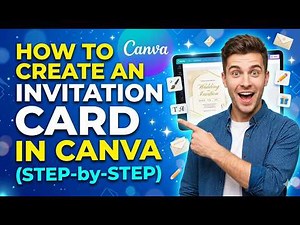 How to Create an Invitation Card in Canva (Step-by-Step 🚀)