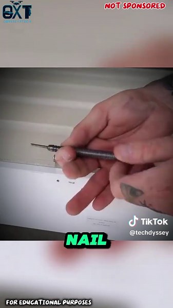 Say goodbye to bent nails, cracked trim, and smashed thumbs — this innovative Spring Nail Set Tool is changing the way DIYers, carpenters, and craftsmen finish their work. Designed with a precision-engineered coil spring, this tool absorbs the shock of your hammer strike while guiding the nail perfectly straight into the wood. No more ugly dents, no more surface damage, and no more shaky hand struggles. Just place the tool over the nail head, apply slight pressure, and tap with your hammer. The 