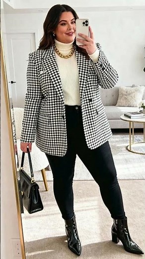 modest winter outfits for plus size women