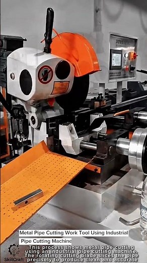 Metal Pipe Cutting Work Tool Using Industrial Pipe Cutting Machine #worktool