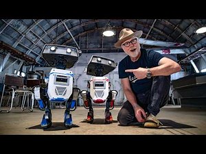 Adam Savage Meets Imagineering's Star Wars BDX Droids!