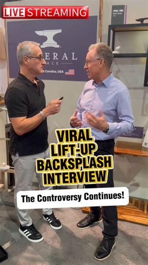 1.2K views | Lift Up Backsplash! Do You Need This? Watch This Viral Video and Judge For Yourself. Here’s the Exclusive Interview From the Kitchen and Bath Industry Show. Would You Want This in Your Home? #kitchen #gadget #secretroom #invention #kitchendesign #viral #viralvideos @weidmannandassociates @kbis | Interior Trend Inc. | Facebook