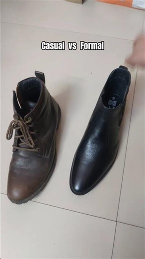 Casual Vs Formal Boots Shoes Guide #fashion