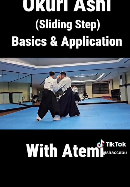 👣 Okuri Ashi — smooth, sliding steps that keep your balance and flow intact! 🥋✨ In this fourth part of our Ashi Sabaki series, we demonstrate Okuri Ashi, a key Aikido footwork that involves sliding one foot to follow the other while maintaining a stable stance. 🔹 Okuri Ashi means “sliding” or “sending step,” allowing continuous movement without crossing the feet. It’s essential for keeping balance, adjusting distance, and maintaining connection with your partner during techniques. #Aikido #SH