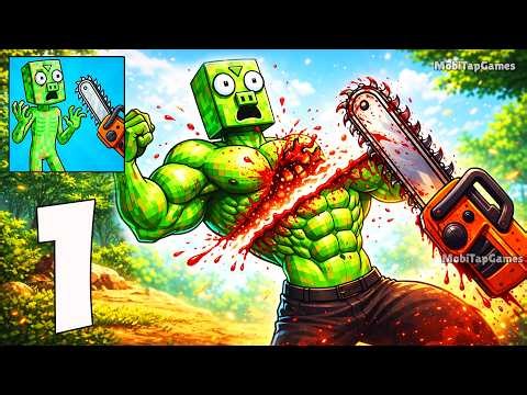 💀 Chainsaw Attack Zombie Slash - Gameplay Walkthrough - Slash Through Zombie Waves (iOS, Android)