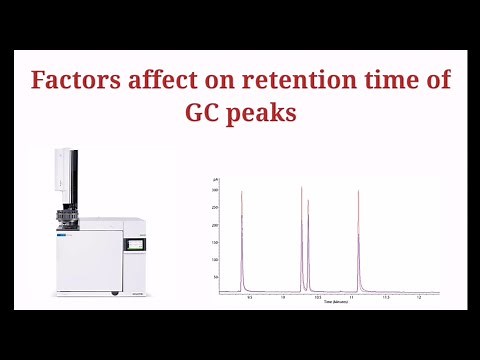 Factors affect on retention time of GC peaks