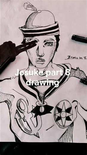 #jojobizzare josuke part 8 drawing