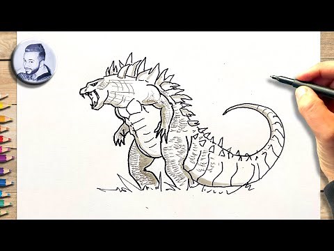Comment dessiner Godzilla facilement