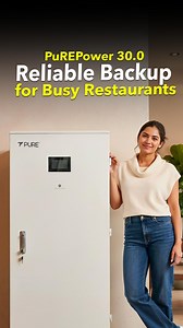 Power cuts can disrupt kitchens, billing systems, refrigeration, and customer experience. PuREPower 30.0 delivers reliable backup power for busy restaurants, ensuring smooth operations even during outages. No downtime. No service interruptions. Just uninterrupted business. ✅ Ideal for restaurants & cafés ✅ Stable power for kitchen & POS systems ✅ Built for continuous operations 🔗 Enquire now: https://www.pureenergy.co.in/enquiry-now | PURE EV