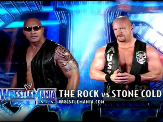 [摔角狂热19]THE ROCK vs STONE COLD