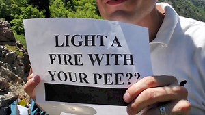 The Big Show - Video of the Day - How to Start a Fire With Pee (yes, really)