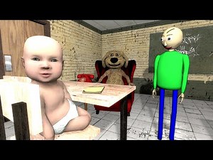 MY BABY'S NEW TEACHER IS TALKING BEN AND BALDI IN GARRY'S MOD!!