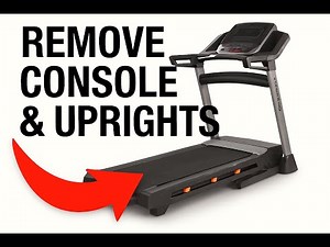 NordicTrack T5.5 Disassembly – Console & Upright Removal