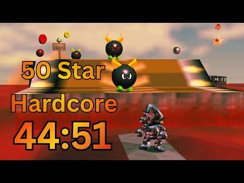 Iron Mario 64: 50 Star Lite HARDCORE (WR) 44:51