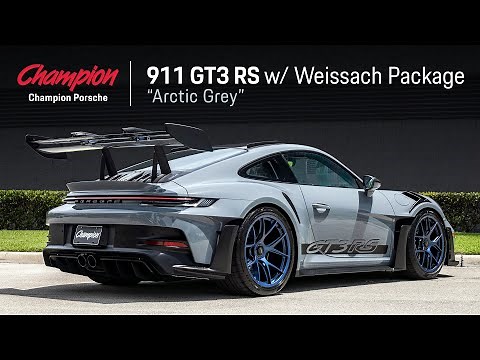 Porsche 911 GT3 RS (992) w/ Weissach Package in Arctic Grey