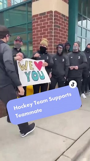 UPDATE: After months of treatment, Luke entered into remission. 🏒 #cancerjourney #hockey