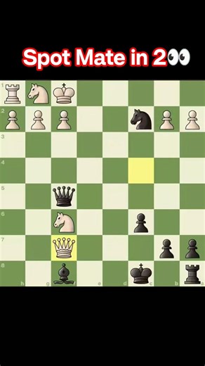 only 1% people can spot #chess #checkmate #puzzle