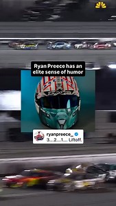 Ryan Preece, who’s gone airborne and flipped twice at Daytona, has a special helmet for Saturday night. 📸: @ryanpreece_ | Motorsport.com