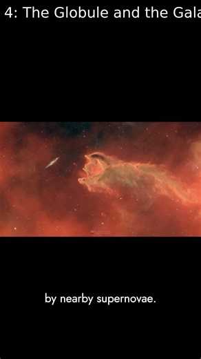 CG 4: The Globule and the Galaxy | NASA APOD 2026-03-11 #Shorts