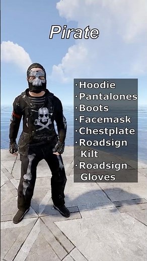 Rust Pirate Full Armor Set