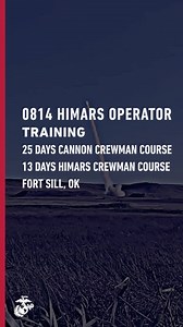 12K views · 426 reactions | In each Military Occupational Specialty (MOS) school, Marines train to utilize a variety of weapons to ensure victory in every battle our Nation faces. Marines assigned MOS 0814 High Mobility Artillery Rocket System (HIMARS) Operator learn to provide accurate and timely fire to support Marines all over the globe. Think you have what it takes to become a HIMARS Operator? Text THEFEW (843339). | Marine Corps Recruiting | Facebook