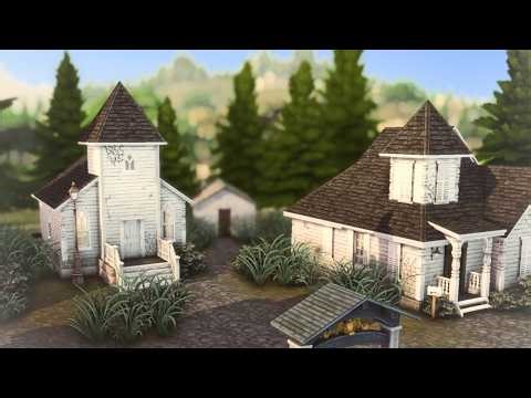 Southern Gothic Town | The Sims 4 | Stop Motion Build [No CC]