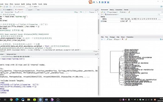 如何用picante包计算NTI&NRI