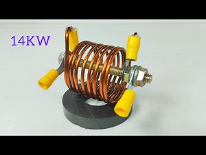 How to Make 220volt Free Magnet Generator at Home Using Copper Wire and Magnet