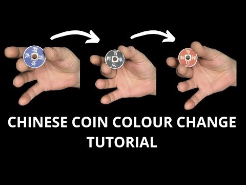 Chinese Coin Colour Change Tutorial 🎩🪄 #magic #tricks #tutorial #trending #viral #viralvideo