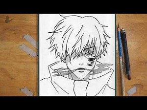 Gojo Drawing Tutorial | How to Draw Satoru Gojo Step by Step for Beginners