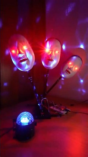 能面ロボットを踊らせてみた🕺 #電子工作 #プログラミング #diy #踊ってみた