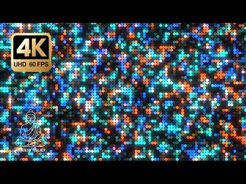 Digital Dots Matrix Background 4K • 3 Hours Colorful LED Grid Loop • Study, Work & Sleep