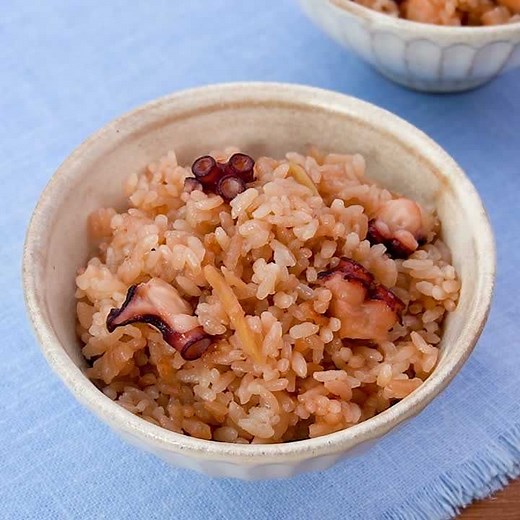 桜色のごはんが食欲そそる♪ 生たこで作るたこ飯のレシピ動画・作り方 | デリッシュキッチン