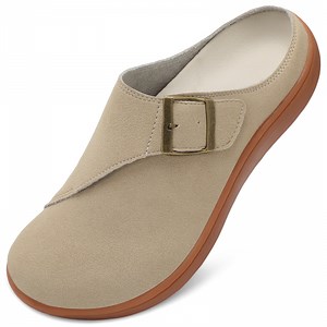 LeIsfIt Womens Wide Width Suede Clogs & Mules Shoes - Walmart.com
