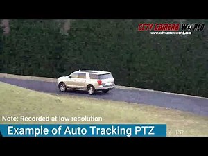 Auto Tracking PTZ Camera Demo