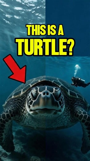 Ocean’s Biggest Turtle Will Shock You #wildanimalfacts #leatherbackturtle #wildlife #seacreatures