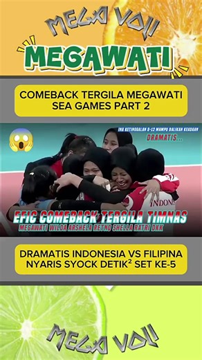 Indonesia vs Filipina: Semifinal Voli Putri SEA Games