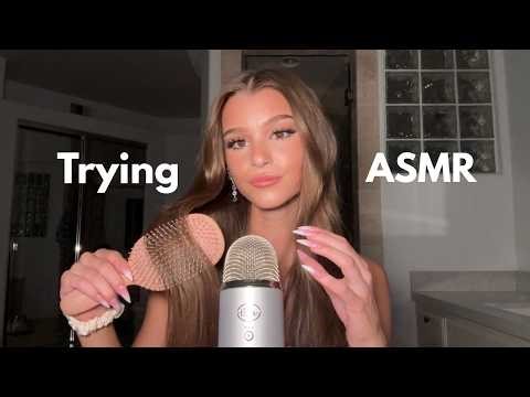 Brooke Monk tries ASMR *Hair Tutorial with your favorite triggers*