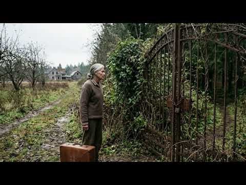 Her Son Took The House After Her Husband Died — Then She Opened A Rusted Gate No One Had Touched