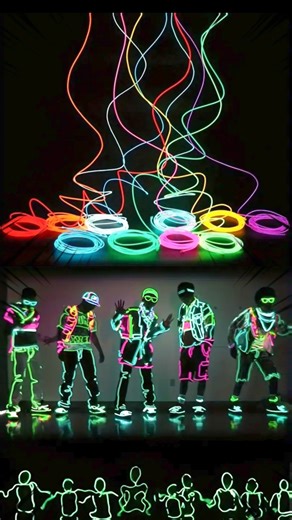 Rope lights turn any space into a glowing masterpiece 🌈#ropelight #decor #light #ambientlighting