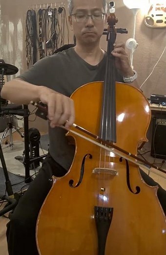 Bach g major cello suite 1 prelude practice part 1