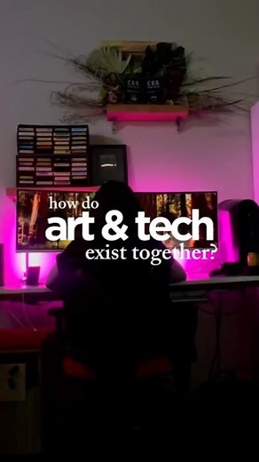 How can art & technology exist together?