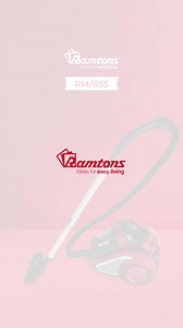 Meet the vacuum that makes cleaning easier and bag-free. The Ramtons RM/695 Dry Vacuum Cleaner comes with a powerful 1200W motor, cyclonic system, and a 3.5L dust capacity for longer, more efficient cleaning. With an automatic cord rewinder, telescopic tube, and floor brush, you’re in total control, from floor to ceiling. Get it now for KES11,700 on https://bitly.cx/U7eLT. | MyRamtons