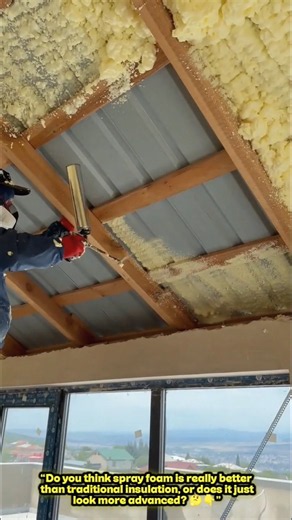Don’t Choose Wrong! Here’s Why Spray Foam Can Beat Traditional Insulation. #SprayFoam