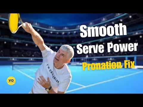 Smooth Serve Power: Fix Your Pronation