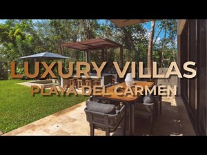 LUXURY VILLAS Casa de Lujo en Playa del Carmen con Alberca y Jardín