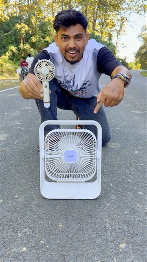 Mini Fan ❌ Vs Big Battery Fan ✅😱