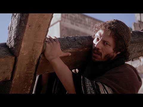 [4K] The Passion Of The Christ (2004) - Simon Carries Jesus' Cross